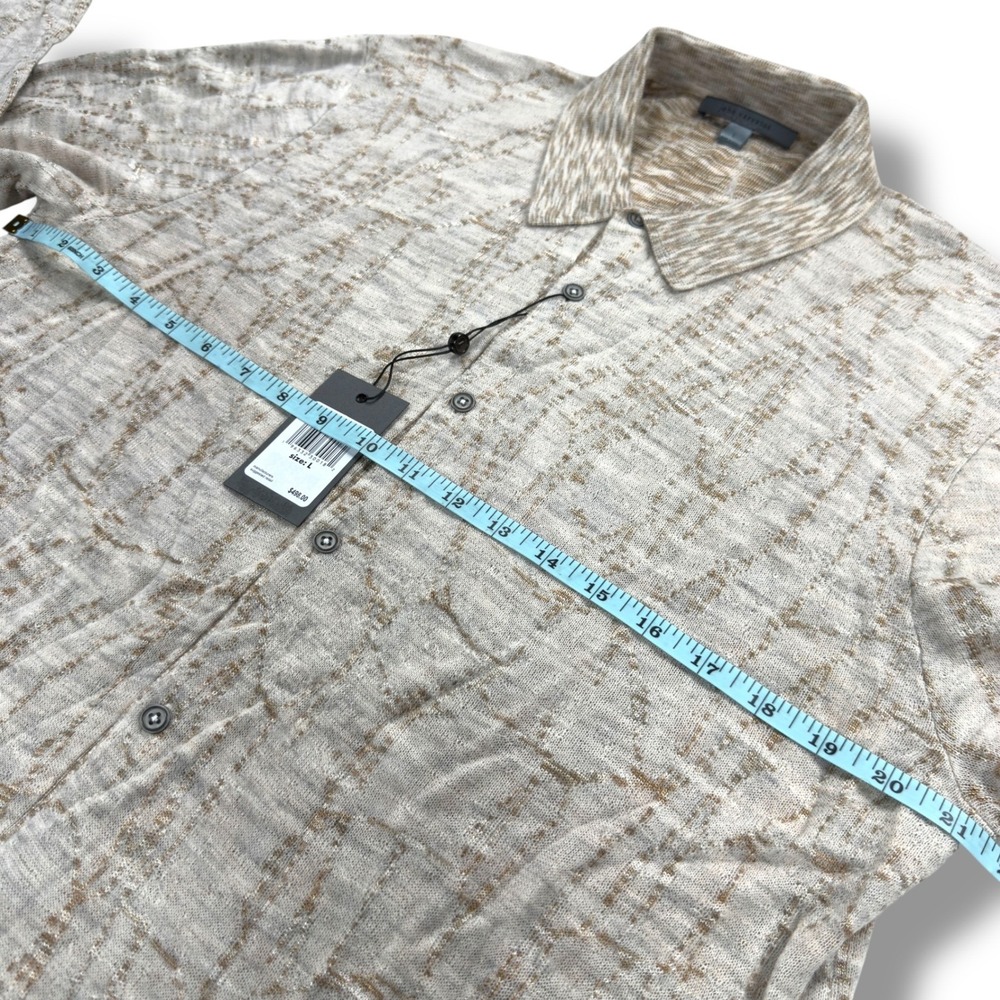 NWT John Varvatos Caravaggio Shirt Mens Large L Long Sleeve Button Down - $498 - Picture 10 of 14